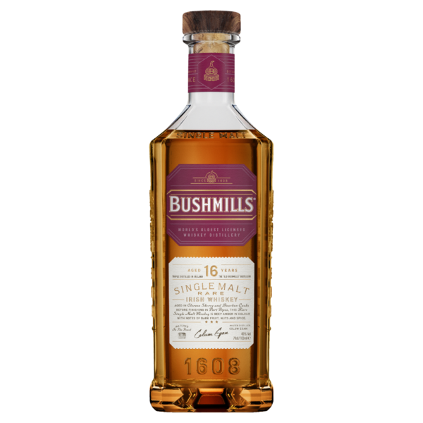 Bushmills 16 Year Old Single Malt Irish Whiskey - Image 2