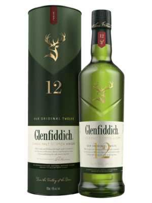 Glenfiddich 12 Year Old Single Malt Scotch Whisky