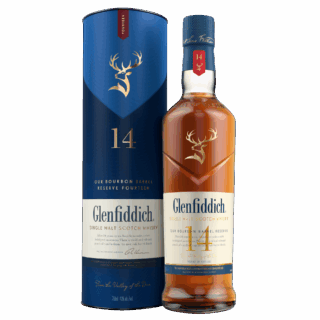 Glenfiddich 14 Year Old Bourbon Barrel Reserve Single Malt Scotch Whisky