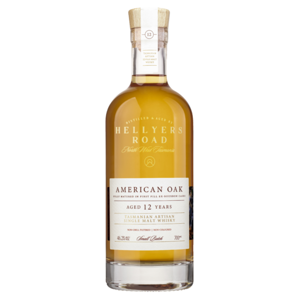 Hellyers Road 12 Year Old American Oak Single Malt Tasmanian Whisky