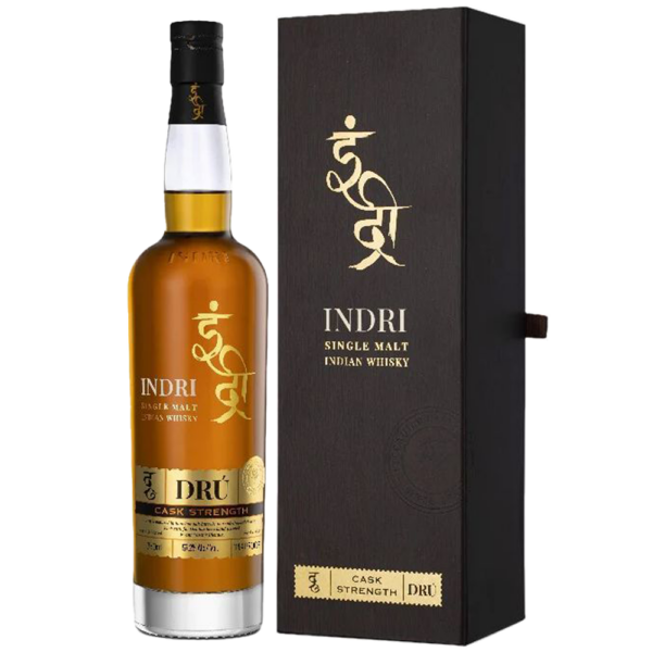 Indri Drú Cask Strength Single Malt Indian Whisky