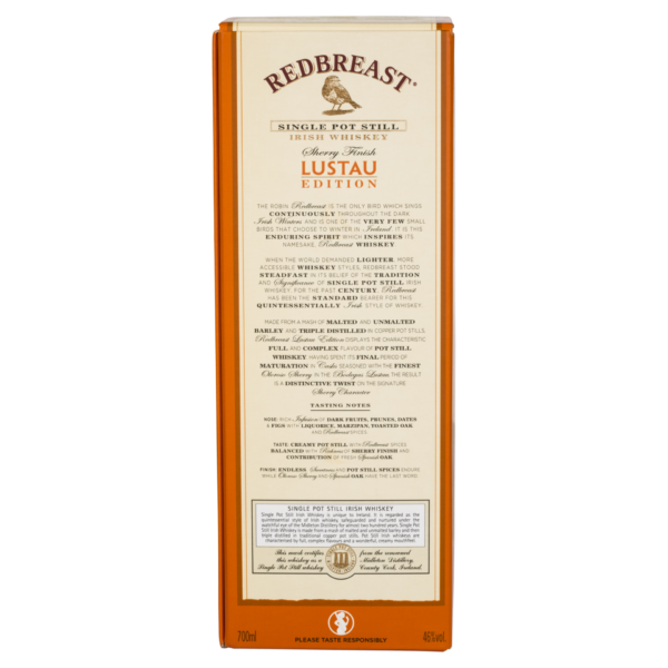 Redbreast Lustau Edition Single Pot Still Irish Whiskey - Image 5
