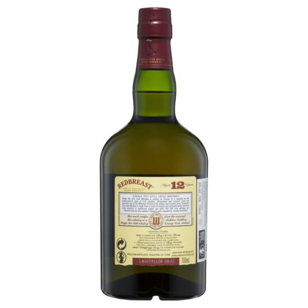 Redbreast 12 Year Old Single Pot Still Irish Whiskey - Image 5