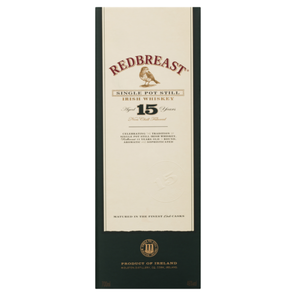 Redbreast 15 Year Old Single Pot Still Irish Whiskey - Image 2
