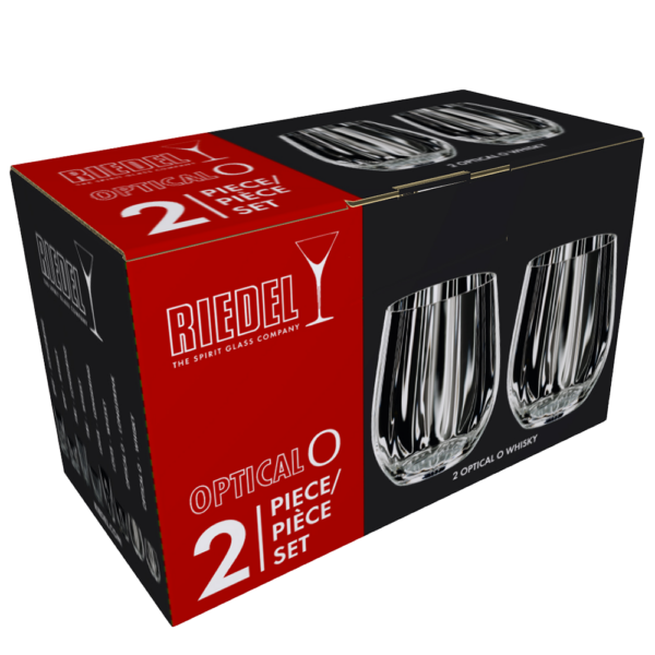 RIEDEL Optical O Whisky Glass Set of 2 - Image 2