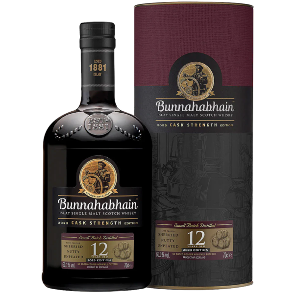 Bunnahabhain 12 Year Old Cask Strength Single Malt Scotch Whisky