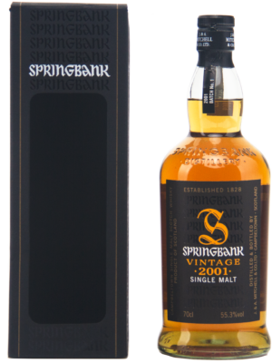 Springbank Vintage 2001 Batch 1 Cask Strength