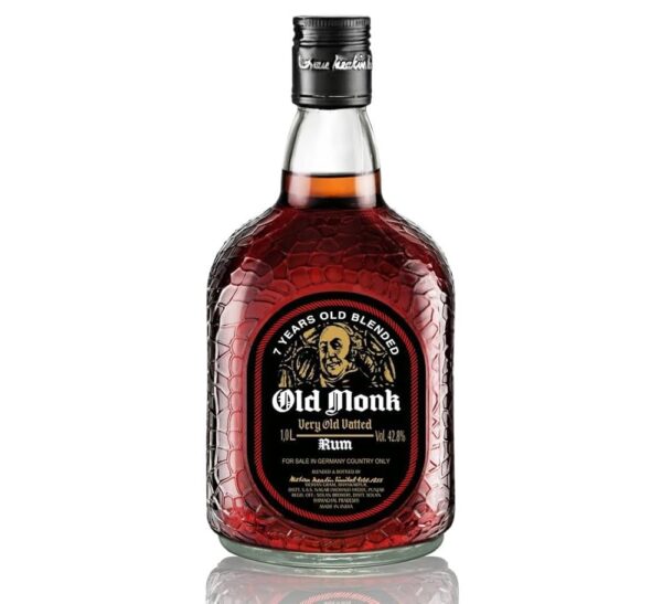 Old Monk White Rum 75cl Bottle - Image 2