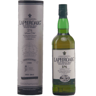 Laphroaig Diamond Jubilee 18 Year Old Limited Edition Bottle 1/3000