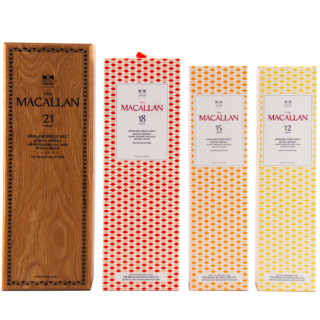 The Macallan Colour Collection 12, 15, 18, 21 Year Old