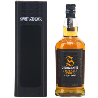 Springbank Vintage 2001 Batch 1 Cask Strength