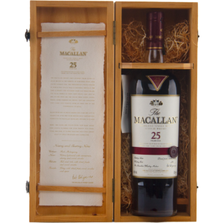 The Macallan 25 Year Old Sherry Oak Single Malt Scotch Whisky (Pre-2018)